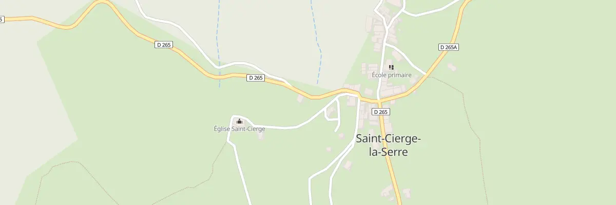 Plan du 5013 Saint-Cierge à Saint-Cierge-la-Serre