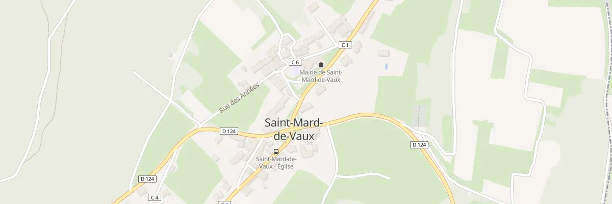 Plan du 2 Rue de Blaisy à Saint-Mard-de-Vaux
