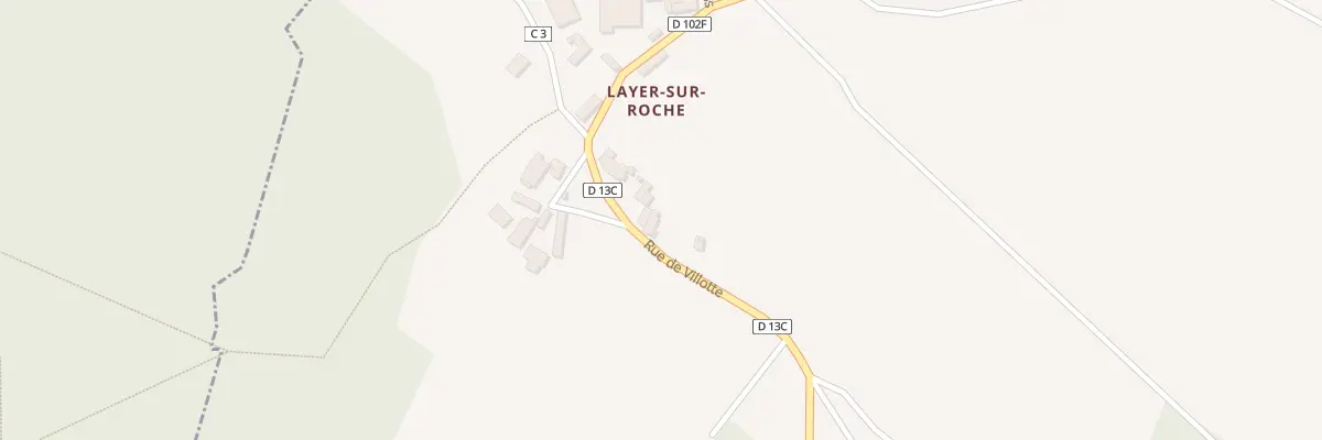 Plan du 9 Rue de Villotte (layer) à Bissey-la-Côte