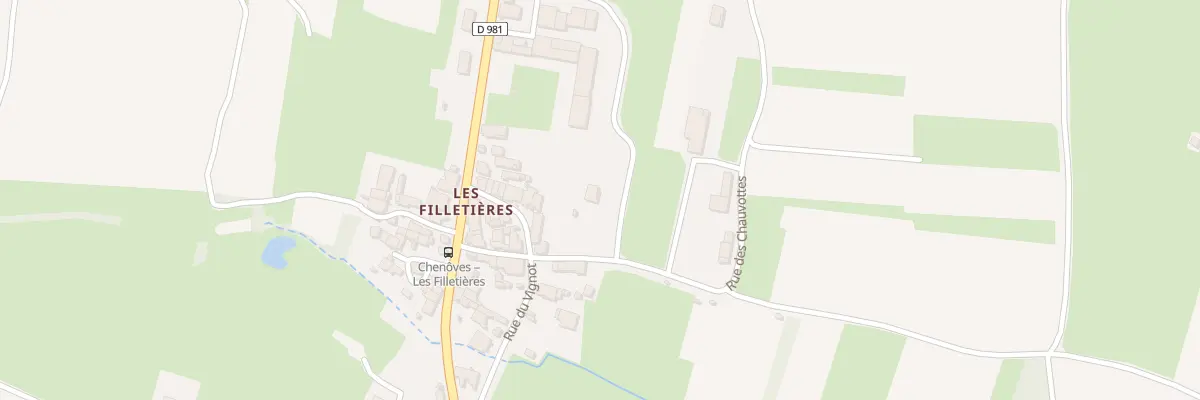 Plan du 5142 Les Filletieres à Chenôves