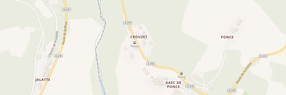 Plan du 5391 Crouzet à Boffres