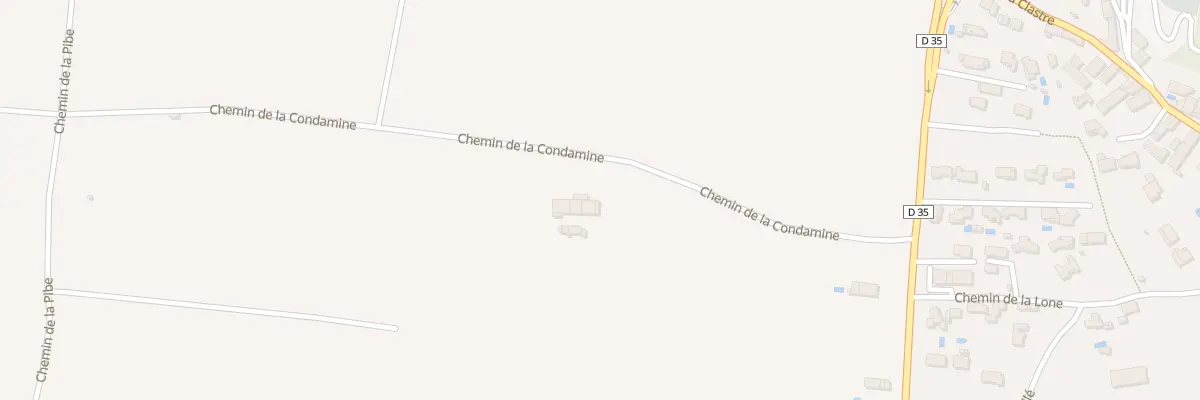 Plan du 5306 Che de la Condamine à Boulbon