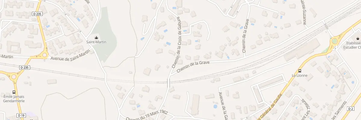 Plan du 27 Che de la Grave à Aramon