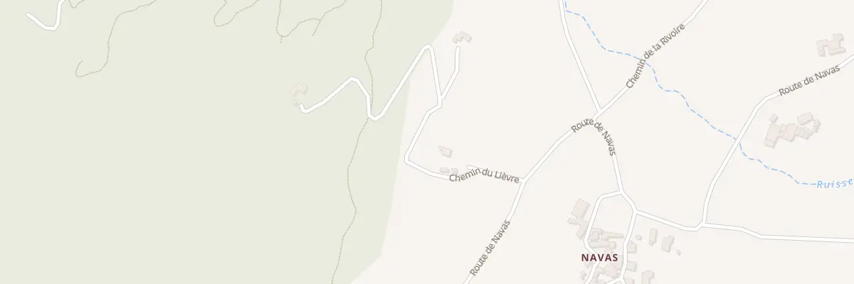 Plan du 70 Che du Lièvre à Saint-Victor