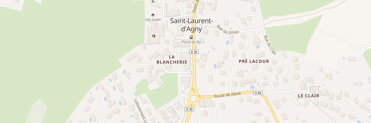 Plan du 51 Rue de la Gloriette à Saint-Laurent-d’Agny