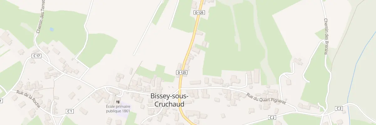 Plan du 6 Rue du Pavé à Bissey-sous-Cruchaud
