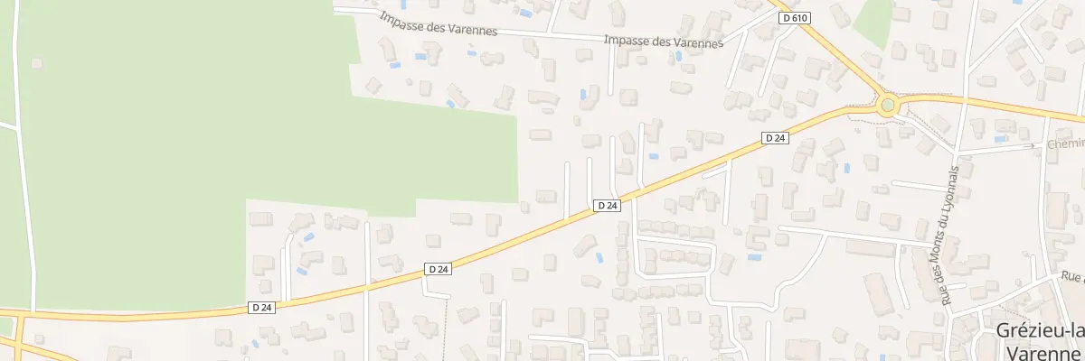 Plan du 28 Rte Neuve de la Luère à Grézieu-la-Varenne