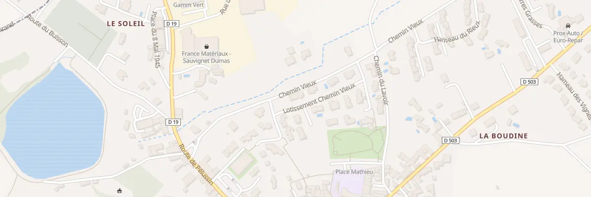 Plan du 1 Lot du Chemin Vieux à Maclas