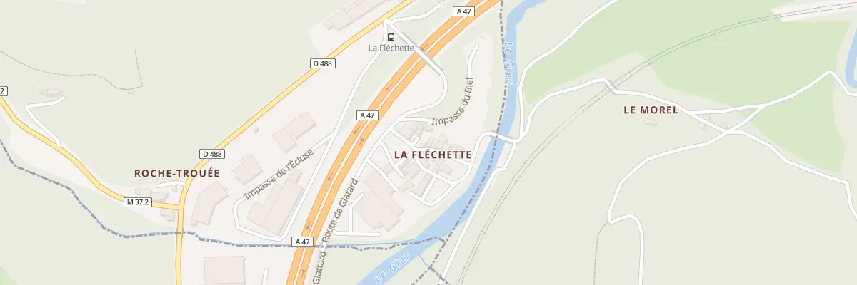 Plan du 5 Pl du Suel à Dargoire