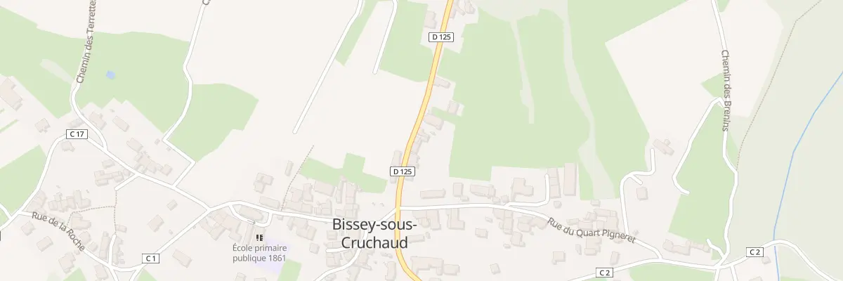Plan du 8 Rue du Pavé à Bissey-sous-Cruchaud