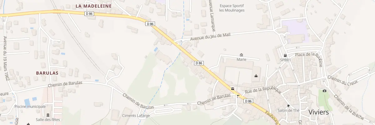 Plan du 43 Fg Saint Jacques à Viviers