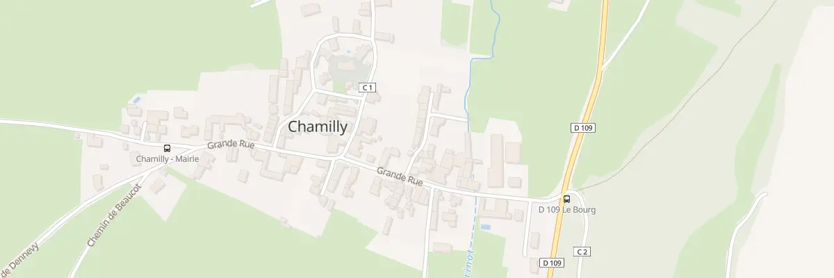 Plan du 1 Imp des Chanvrières à Chamilly