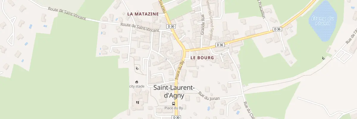 Plan du 71 Pl du By à Saint-Laurent-d’Agny