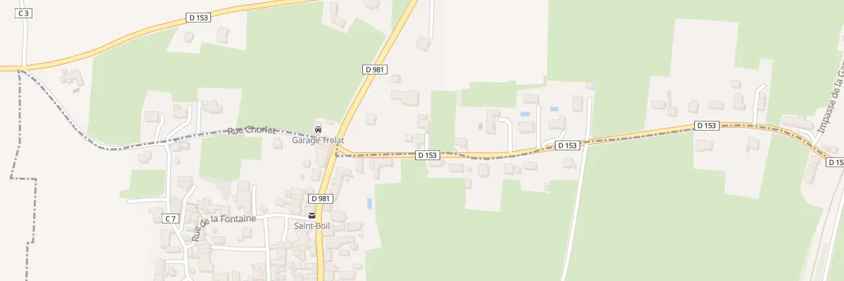 Plan du 5069 Rue de la Gare à Saules