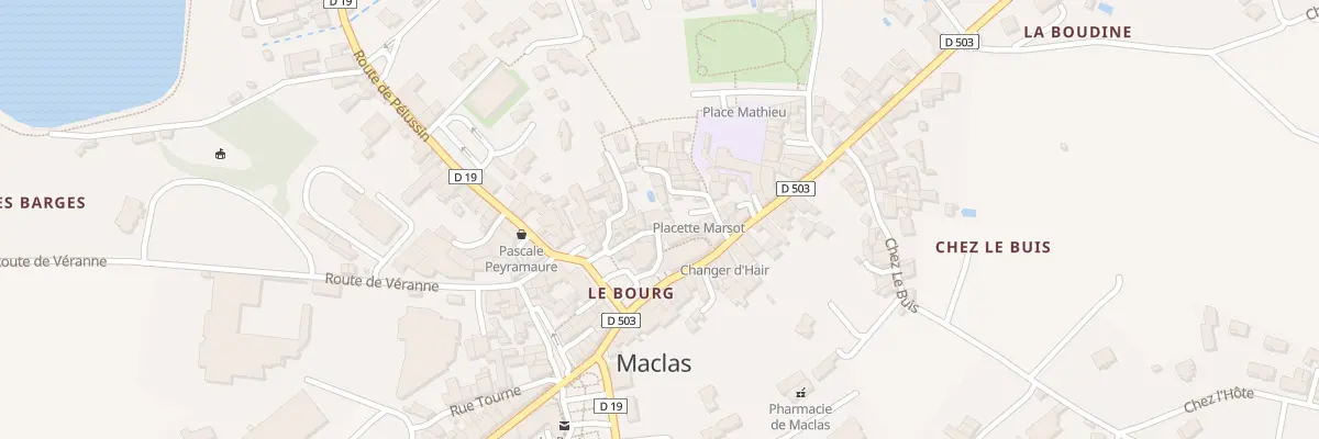 Plan du 131 Pl de l’Eglise à Maclas