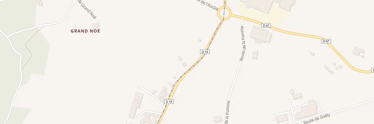 Plan du 1616 Rte Departementale N 19 à Roisey