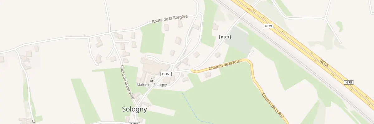 Plan du 5103 A la Priere à Sologny