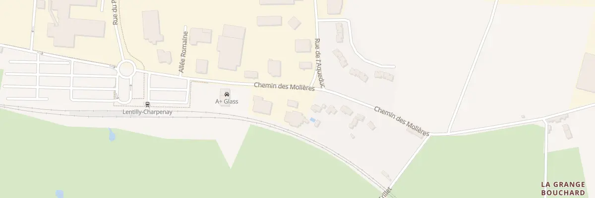 Plan du 76 Che des Molières à Lentilly