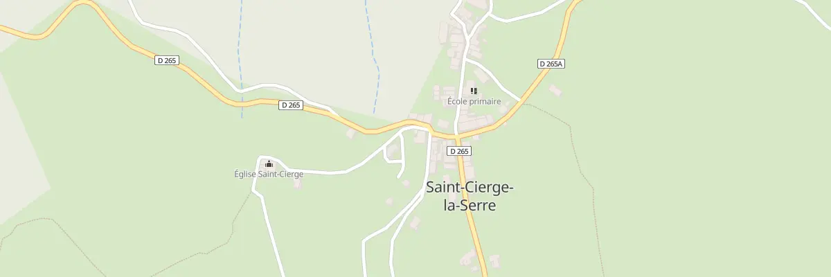 Plan du 5011 Saint Cierge à Saint-Cierge-la-Serre