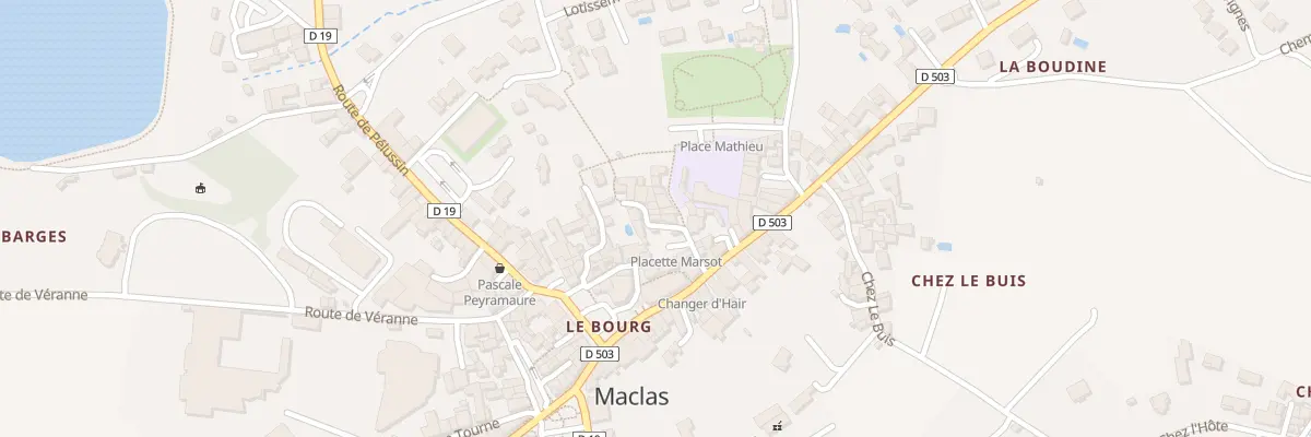 Plan du 114 Qua des Oeufs à Maclas