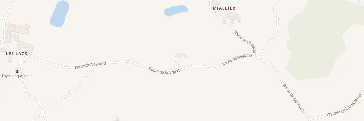 Plan du 240 Rte de Veyrand à Colombier-le-Vieux