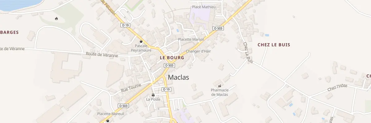 Plan du 138 Pl de l’Eglise à Maclas