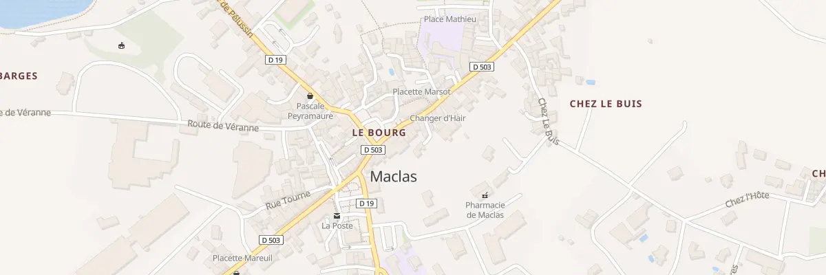 Plan du 137 Pl de l’Eglise à Maclas