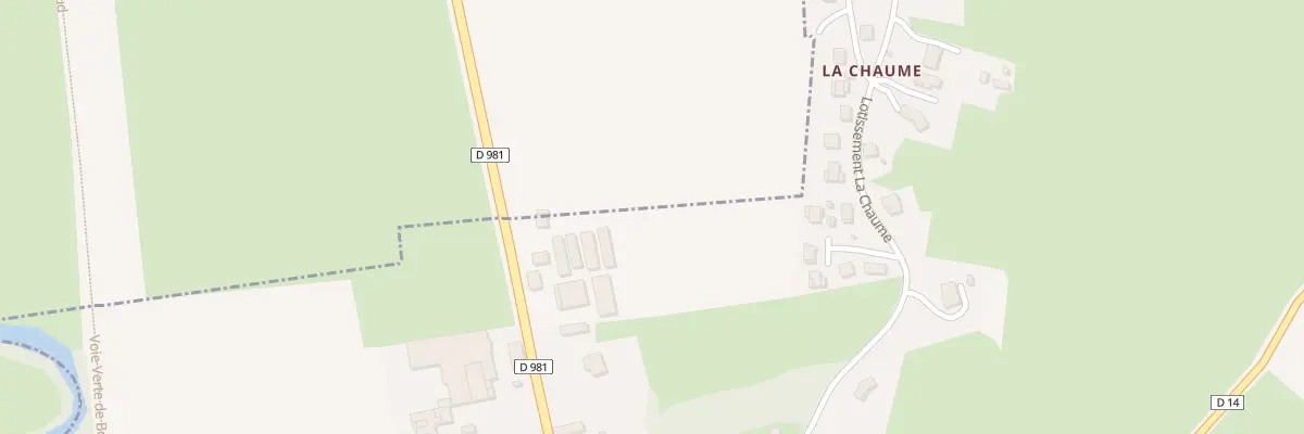 Plan du 5193 Rte de Chalon à Cormatin