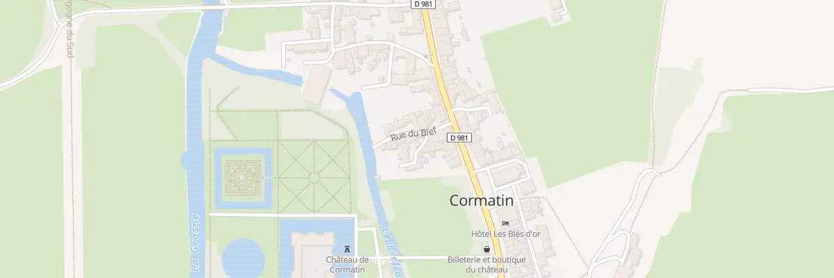 Plan du 5087 Rue du Bief à Cormatin