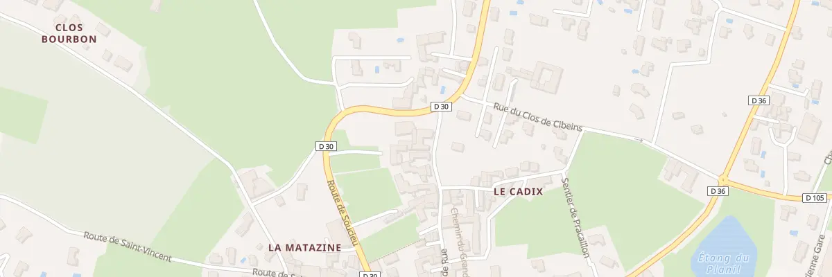 Plan du 5474 La Perouze à Saint-Laurent-d’Agny