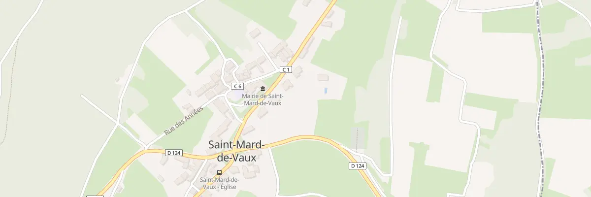 Plan du 8 Rue de Blaisy à Saint-Mard-de-Vaux