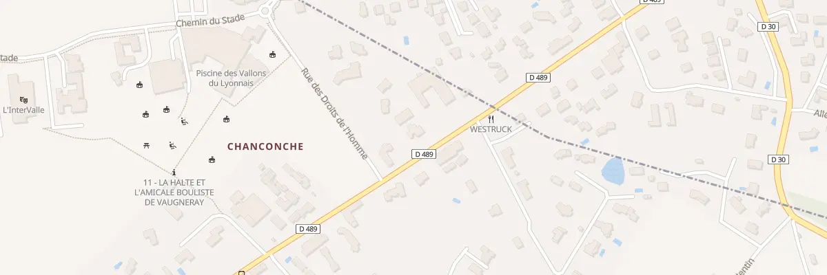 Plan du 6 Rte de Bordeaux à Vaugneray