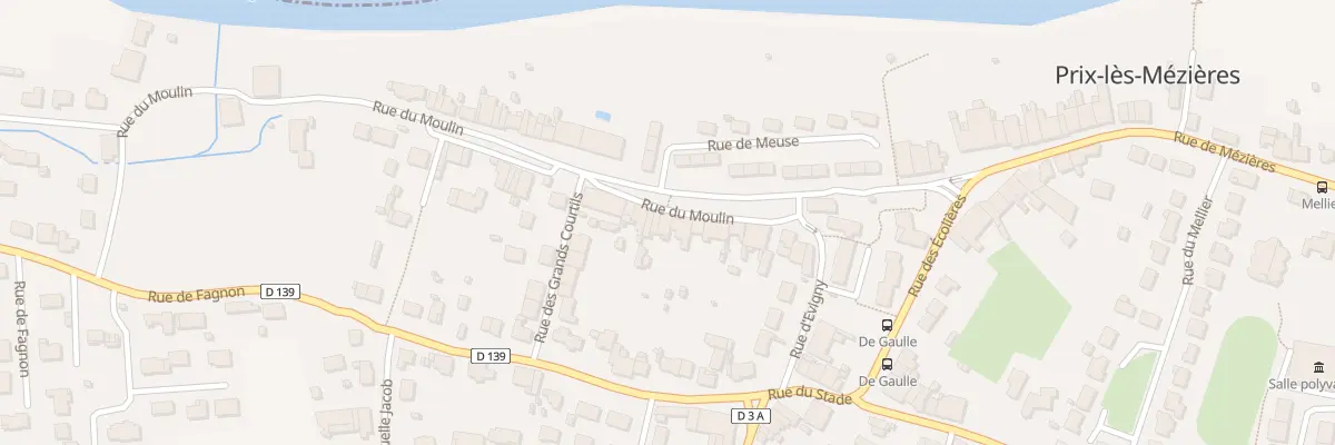 Plan du 17 Rue du Moulin à Prix-lès-Mézières