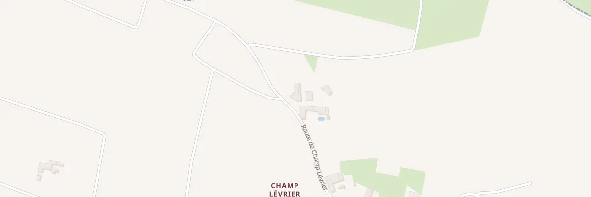 Plan du 625 Rte de Champ Levrier à Cercié