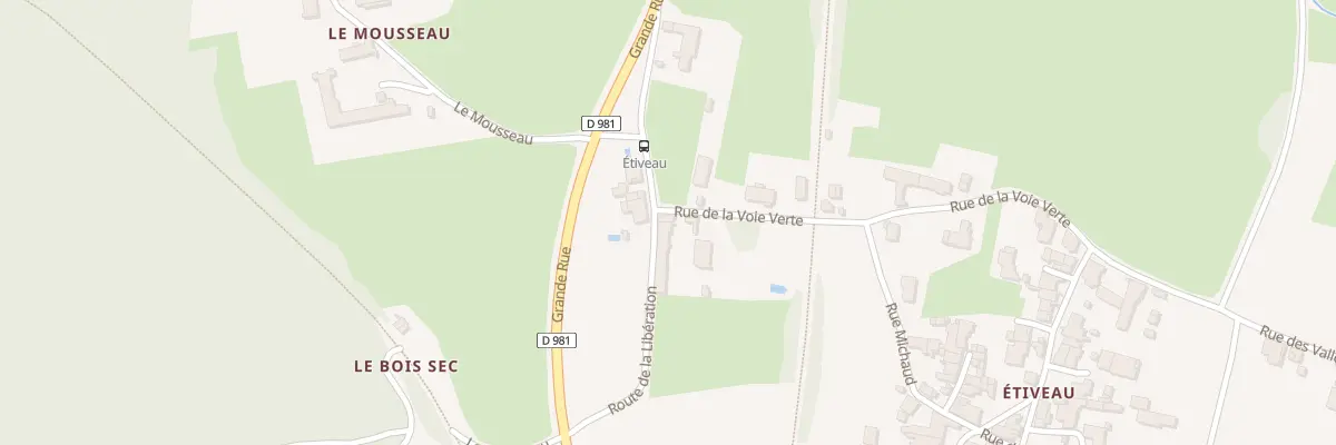 Plan du 2 Rue de la Voie Verte à Saint-Boil