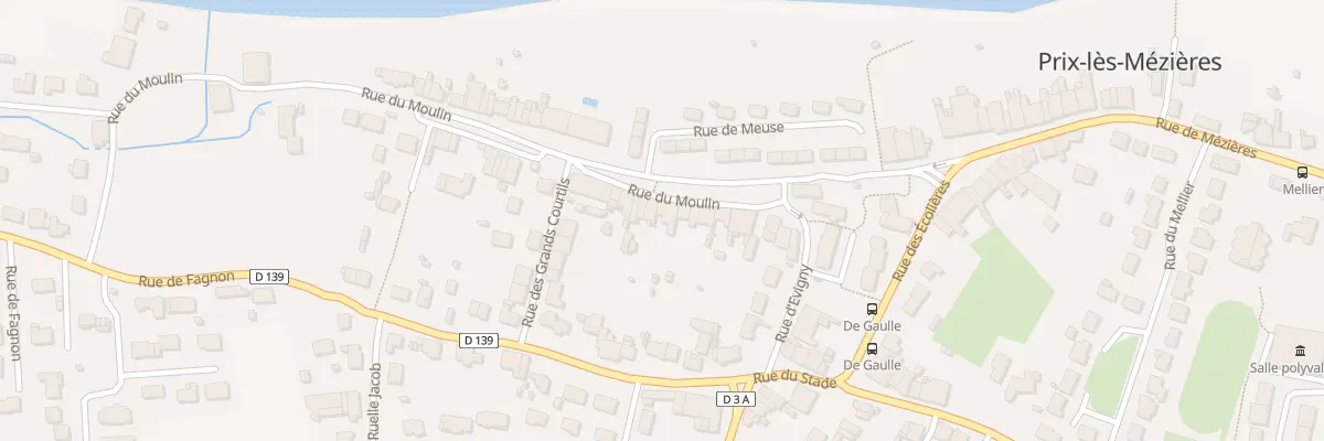 Plan du 15 Rue du Moulin à Prix-lès-Mézières