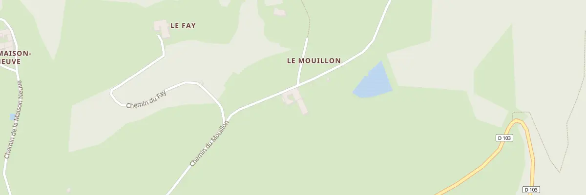 Plan du 5136 Le Mouillon à Trèves