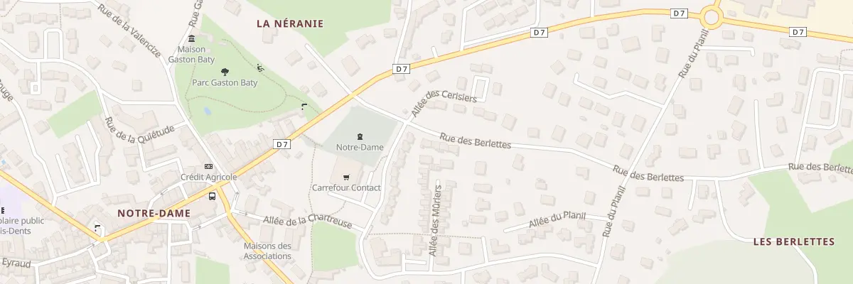 Plan du 4A Rue des Berlettes à Pélussin