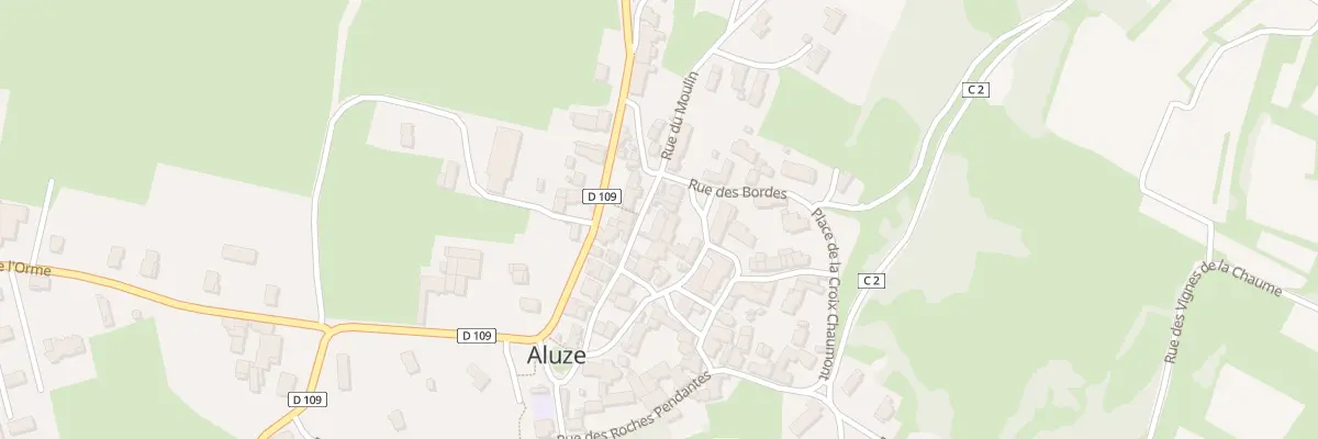 Plan du 2 Rue du Moulin à Aluze