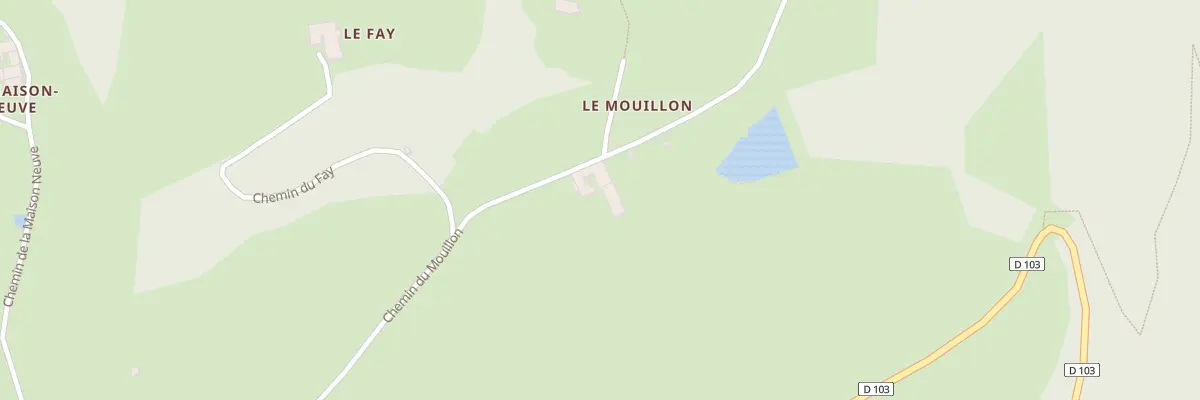 Plan du 5000 Le Mouillon à Trèves
