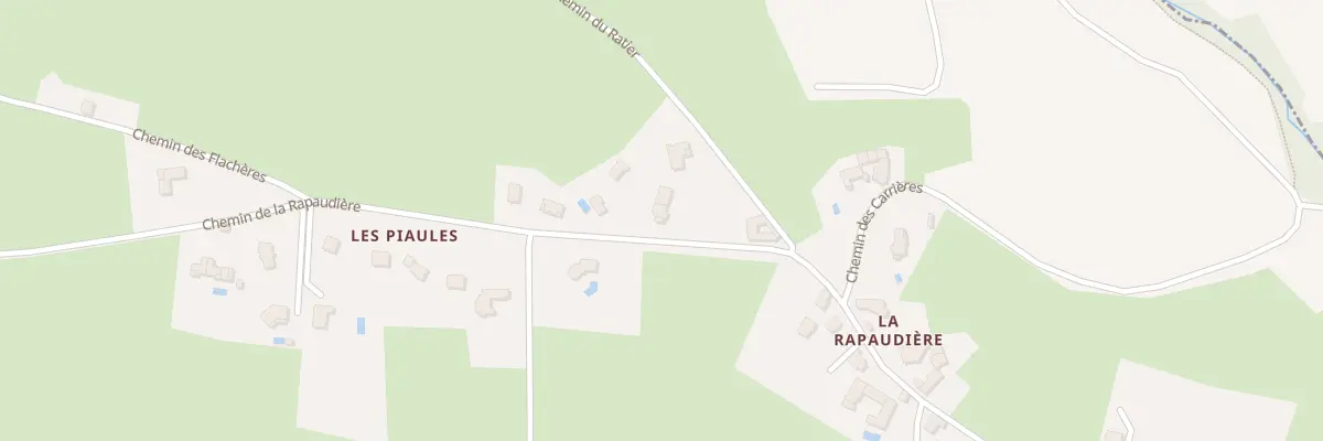 Plan du 435 Che de la Rapaudiere à Pollionnay