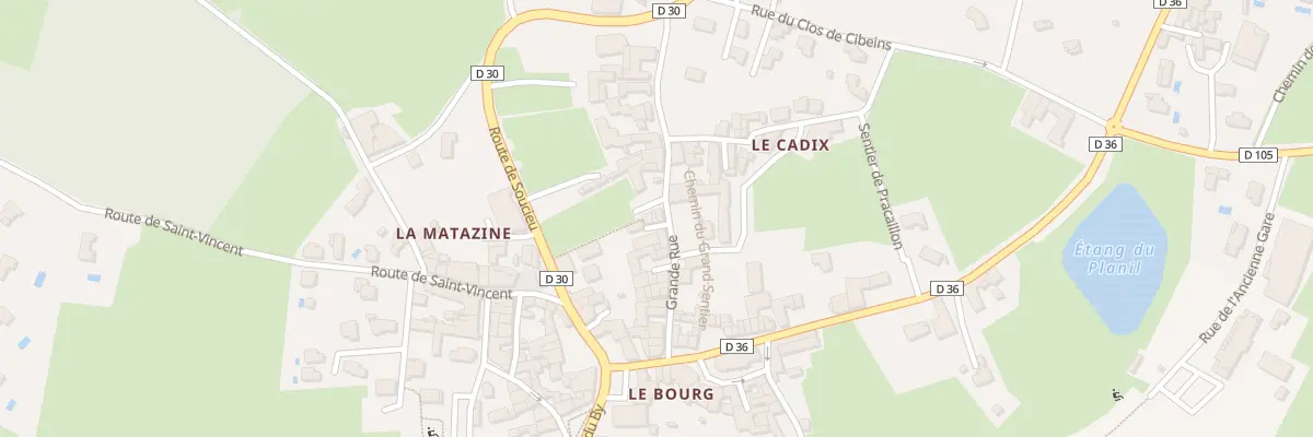 Plan du 6 Rue Le Petit Sentier à Saint-Laurent-d’Agny