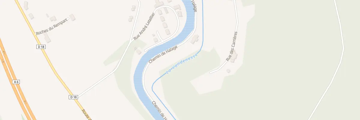 Plan du 3 Che du Halage à Crugey