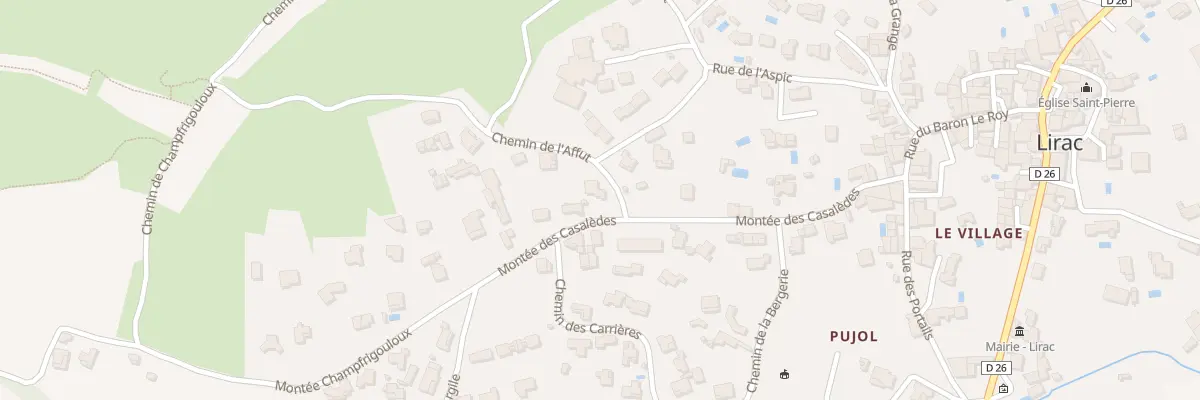 Plan du 5186 Rue de l’Aspic à Lirac
