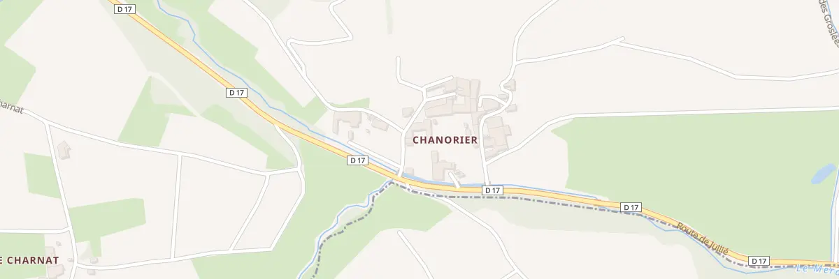 Plan du 5139 Chanorier à Jullié