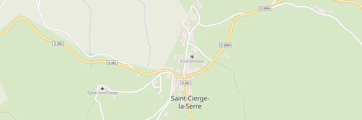 Plan du 5018 Saint Cierge à Saint-Cierge-la-Serre
