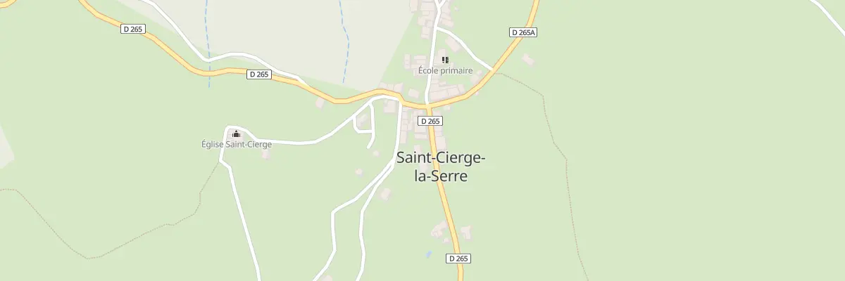 Plan du 5004B Saint Cierge à Saint-Cierge-la-Serre