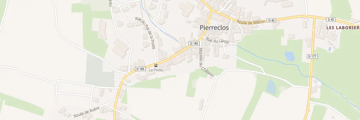 Plan du 173 Rte de Serrières à Pierreclos