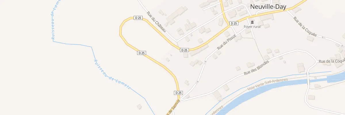 Plan du 8 Rue de Semuy à Neuville-Day