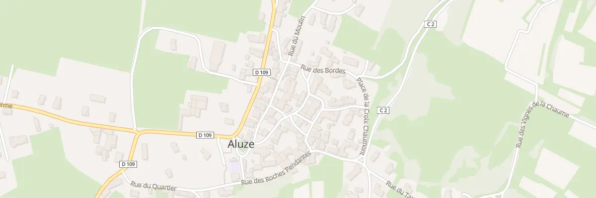 Plan du 3 Rue des Places à Aluze